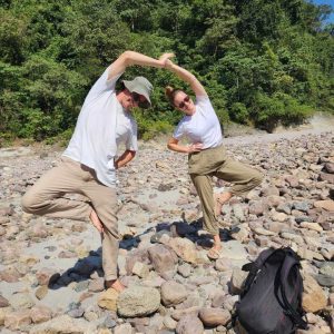 Couples Yoga pose