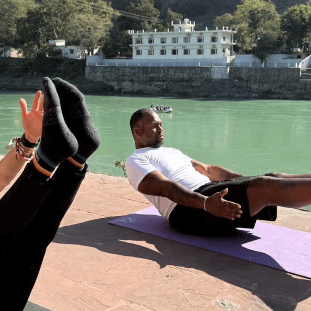 Yoga by the Ganges